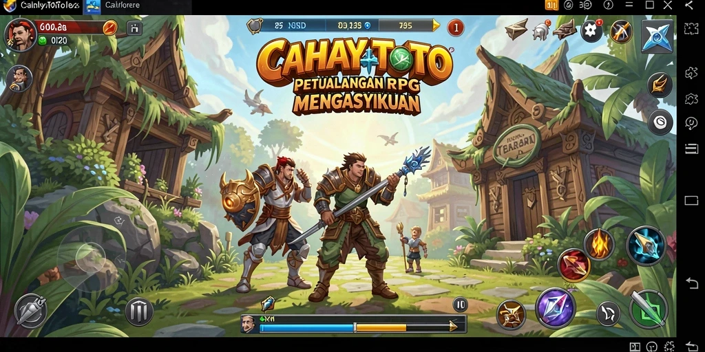 Gameplay seru dengan petualangan yang mendebarkan dalam CAHAYATOTO.
