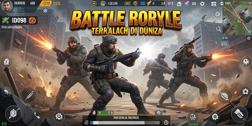 Gameplay seru dan mendebarkan dalam ID098 dengan pertempuran intens.