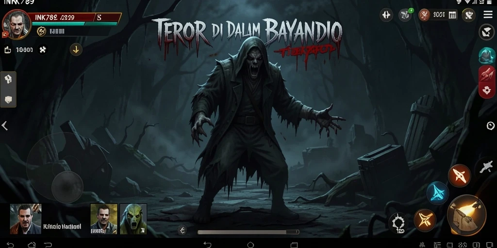 Gameplay menegangkan dari INK789 dengan suasana Horror yang mendalam.