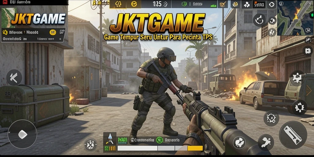 Tampilan aksi menegangkan dalam gameplay JKTGAME dengan grafik memukau.