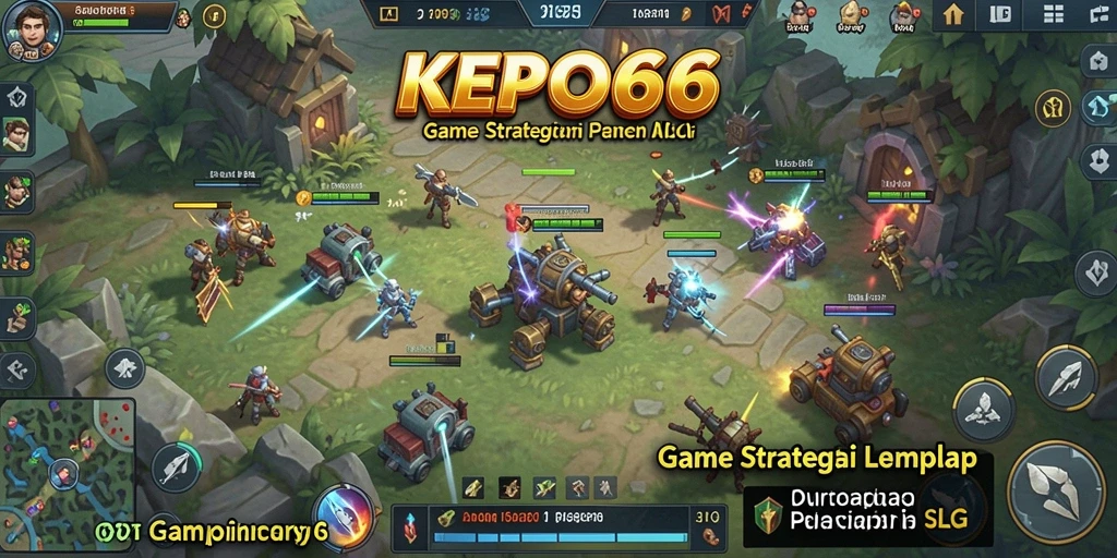 Tangkapan layar gameplay KEPO66 yang menampilkan strategi pertempuran yang mendalam.
