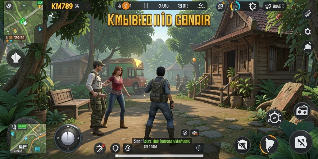 Tampilan gameplay KM789 yang mendebarkan dan realistis.