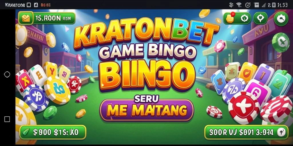 Tampilan gameplay Bingo yang mengasyikkan di KRATONBET.