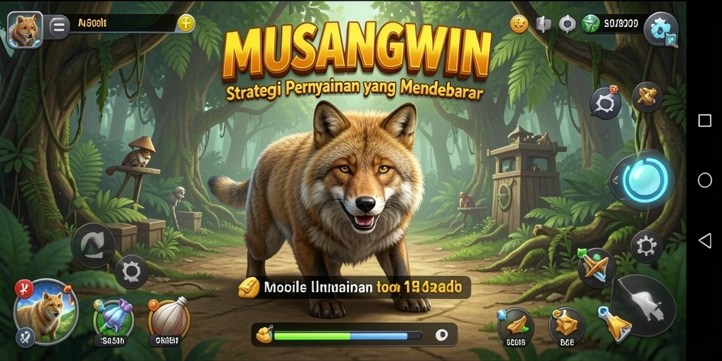Menampilkan gameplay strategi yang mendebarkan di MUSANGWIN.