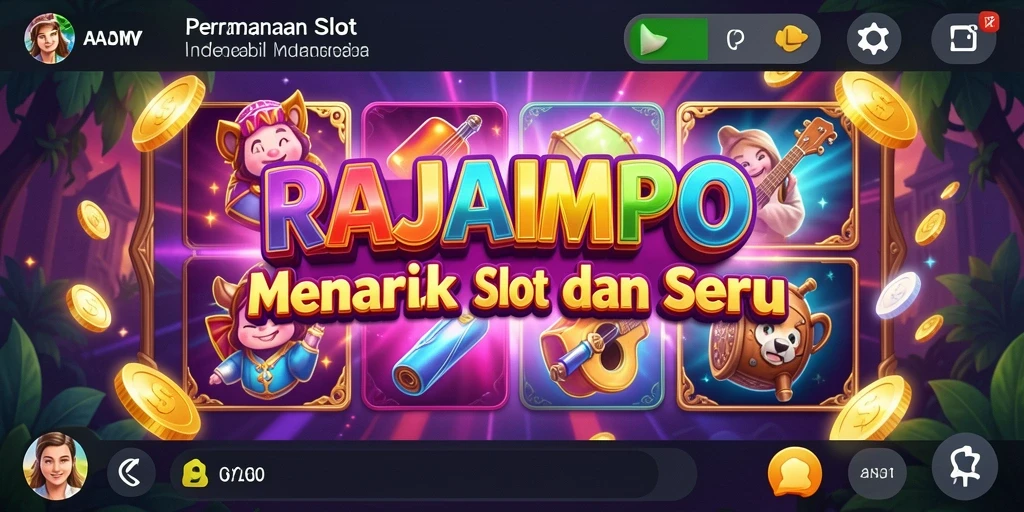 Tampilan menarik dari gameplay RAJAMPO yang seru dan menjanjikan.
