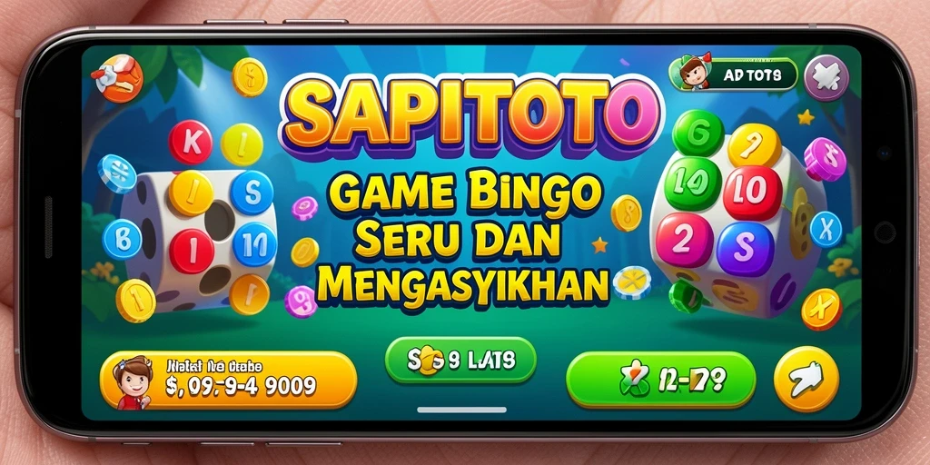 Screenshot gameplay SAPITOTO menampilkan keseruan Bingo.