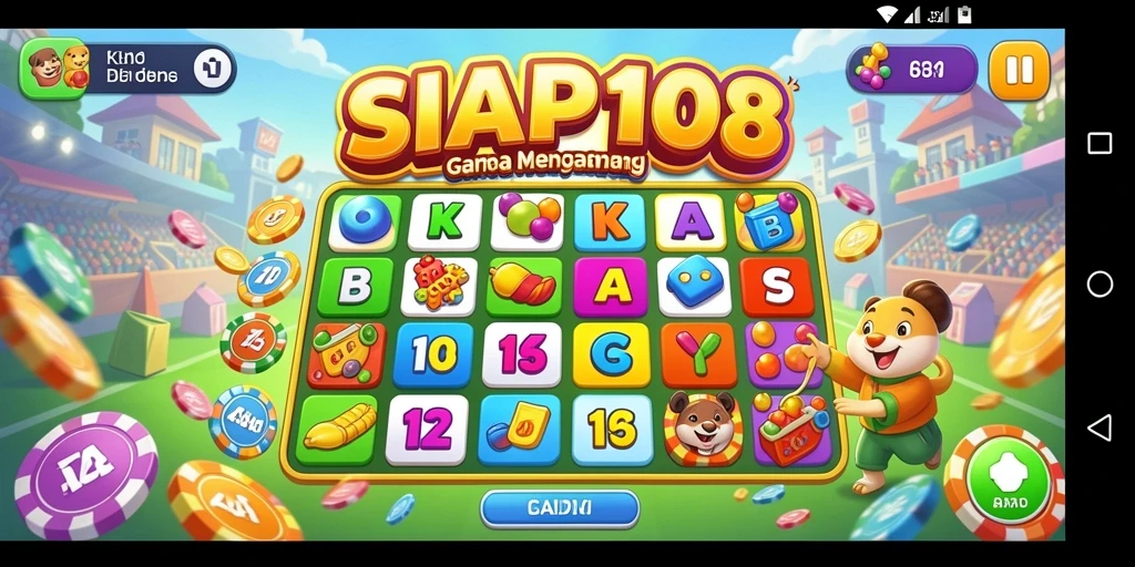 Tampilan gameplay seru dan interaktif dari SIAP108.