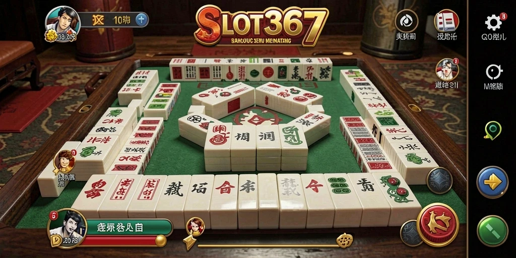 Tampilan utama SLOT367 dengan gameplay Mahjong yang seru dan mendebarkan.