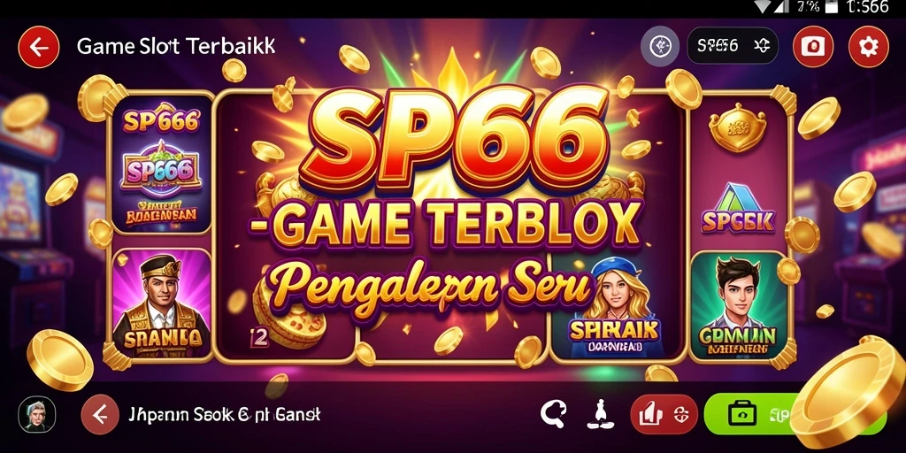 Tampak depan gameplay SP666 yang seru dan mendebarkan.