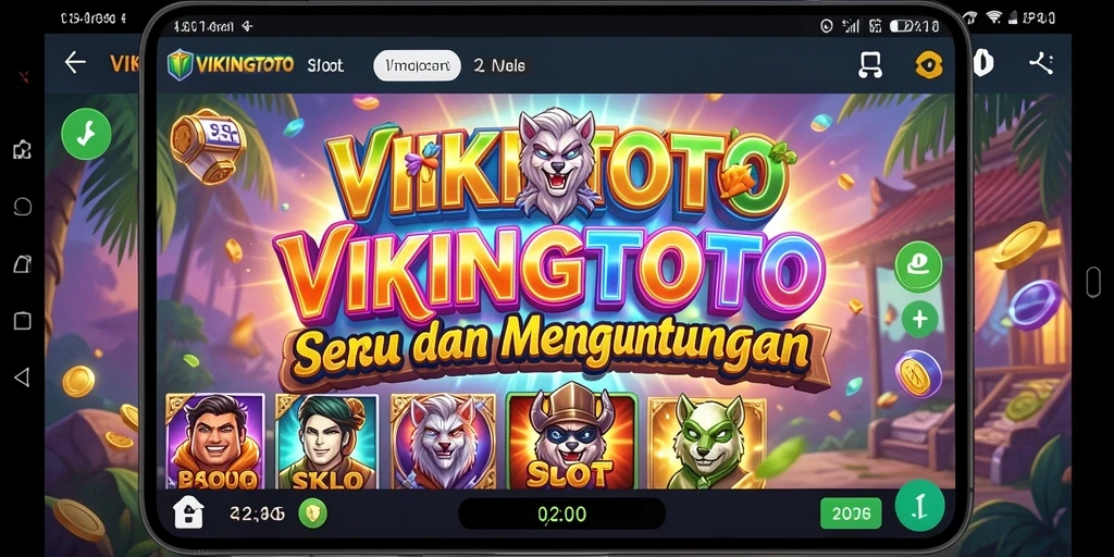 Gulungan VIKINGTOTO yang menampilkan simbol-simbol menarik dalam suasana Viking.