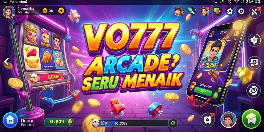 Tampilan gameplay seru dari VO777 yang menampilkan aksi Arcade yang menantang.